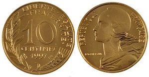 10 centimes 1997 marianne