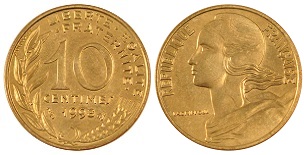 10 centimes 1998 Marianne