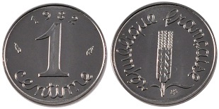 1 centime 1982 épi