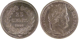25 centimes 1846 Louis Philippe