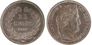 25 centimes 1846 Louis Philippe