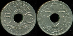 5 centimes 1919 lindauer