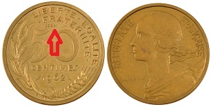 50 centimes 1962 aessai marianne