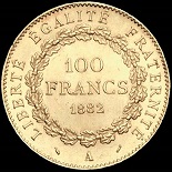 piece en or de 100 francs