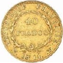 40 francs or AN 14 napoleon empereur