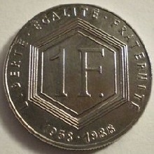 1 franc 1988 Charles de Gaulle sans différent