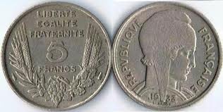 5 francs bazor 1933