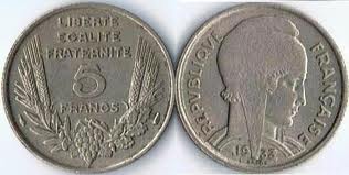 5 francs bazor 1933