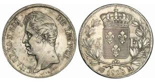 5 francs argent charles X 1830