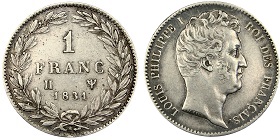 1 franc Louis Philippe tête nue 1831