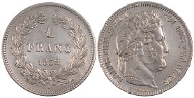 1 franc 1832 louis philippe tête laurée