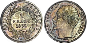 1 franc 1852 louis napoleon bonaparte