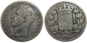 2 francs 1828 charles x