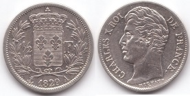 2 francs 1829 charles X