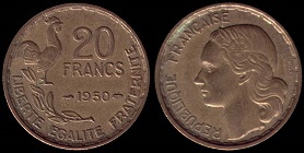 20 francs George Guiraud 1950