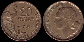 20 francs 1950 G Guiraud