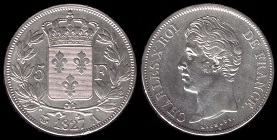 5 francs Charles X 2ème type 1827-1830