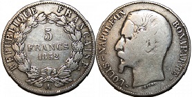 5 francs Louis-Napoléon Bonaparte 1852