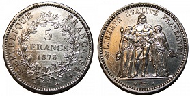 5 francs 1873 argent hercule