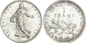 1 franc argent 1909 semeuse