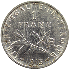 1 franc 1913 semeuse argent
