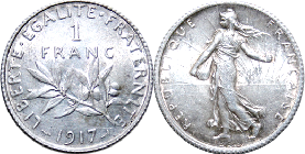 1 franc semeuse argent 1898-1920
