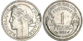 1 franc morlon alu 1858 B