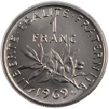 1 franc semeuse 1969