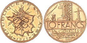 10 francs mathieu 1981