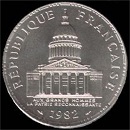 100 francs argent 1982 pantheon