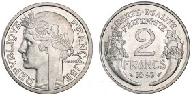 2 francs Morlon alu 1941-1959