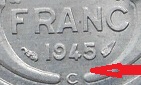 1 franc 1945 C