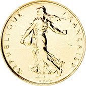1 franc 2000 or