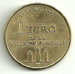 1 euro de la ville de Cambrai