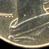 Col à 3 plis sur les pièces 10 et 50 centimes Marianne