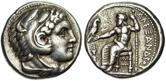 drachme d'argent Alexandre le grand