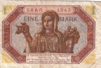 billet emission pour la sarre 1947