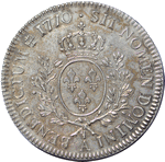 écu à la vieille tête louis 15