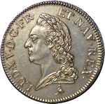 louis XV ecu a la vieille tete