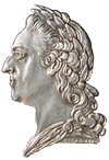 écu à la vieille tête louis 15