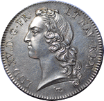 ecu au bandeau 1740 louis XV
