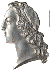 écu d'argent Louis XV au bandeau