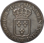 ecu argent louis XV