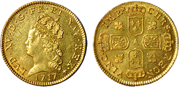 louis d-or 1717 de noailles louis XV