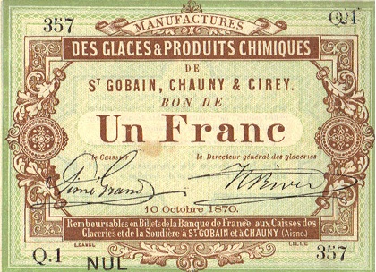 billet de necessite de 1 franc