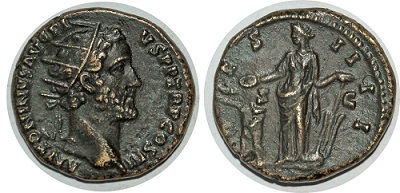 monnaie romaine Antonin le Pieux