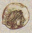 monnaie gauloise bronze volcae