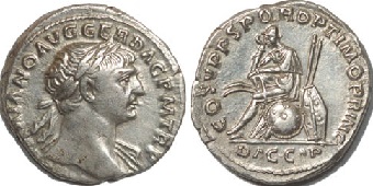 monnaie romaine empereur trajan
