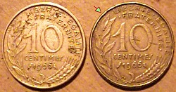 10 centimes marianne fautée