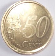 pièce 50 cents fautées